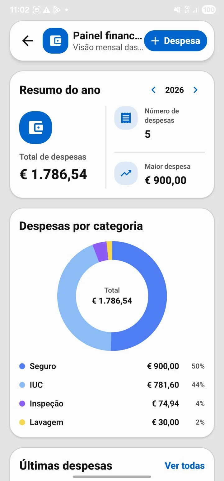 Auto-mate: Gestão de Veículos screenshot